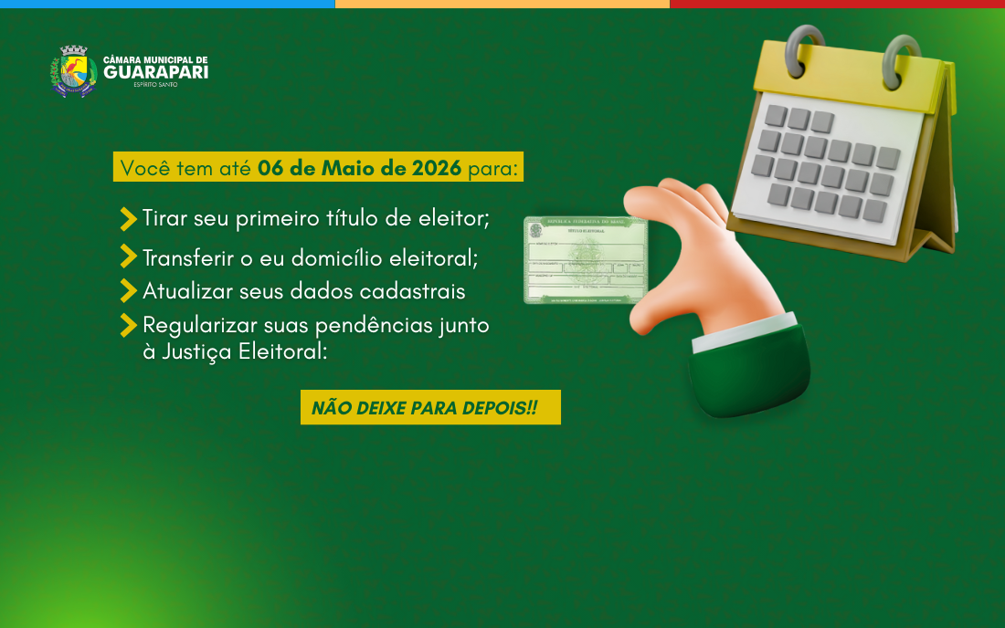 ATENÇÃO, ELEITORES DE GUARAPARI!