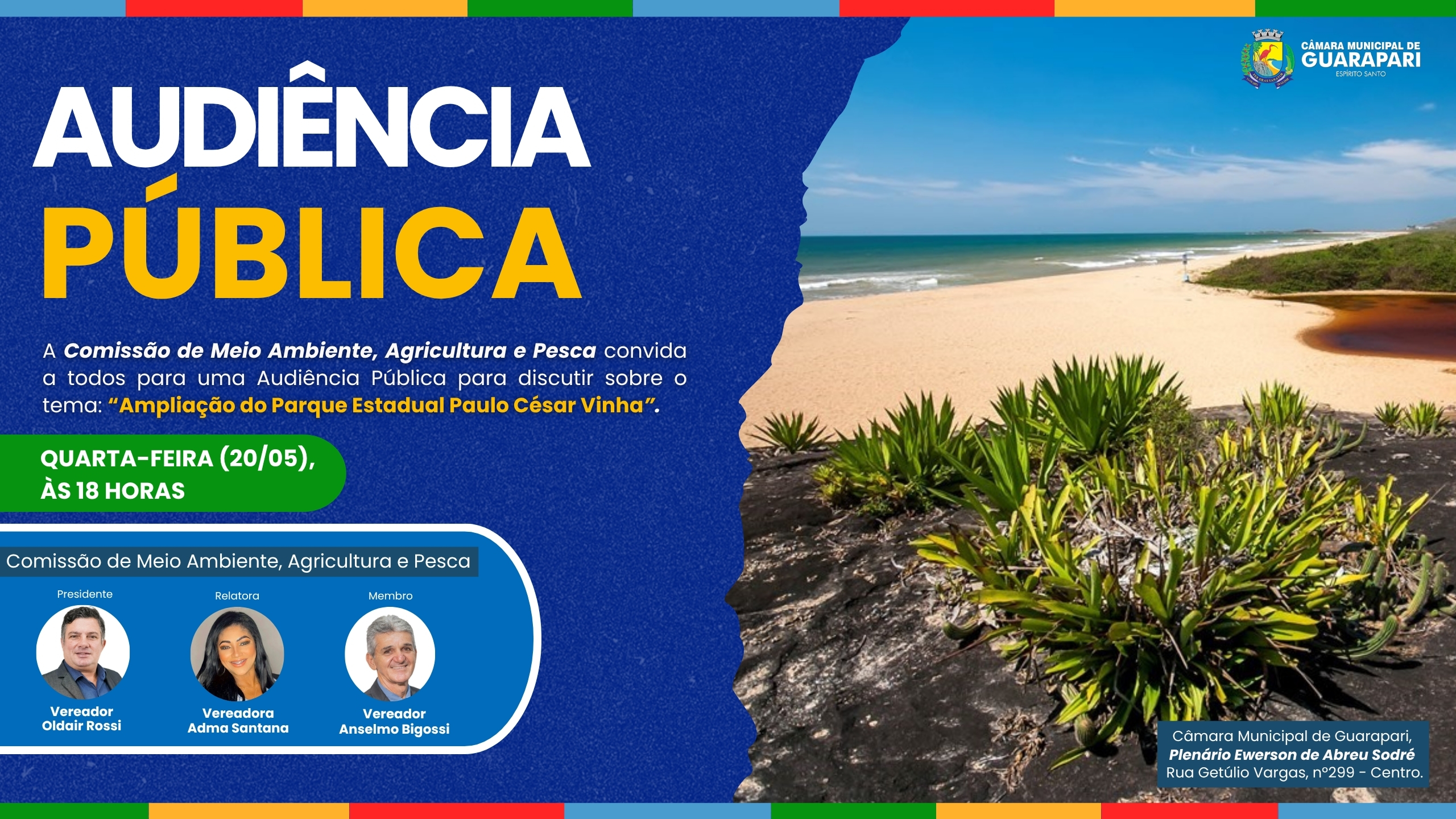 Audiência Pública - Ampliação do Parque Estadual Paulo César Vinha