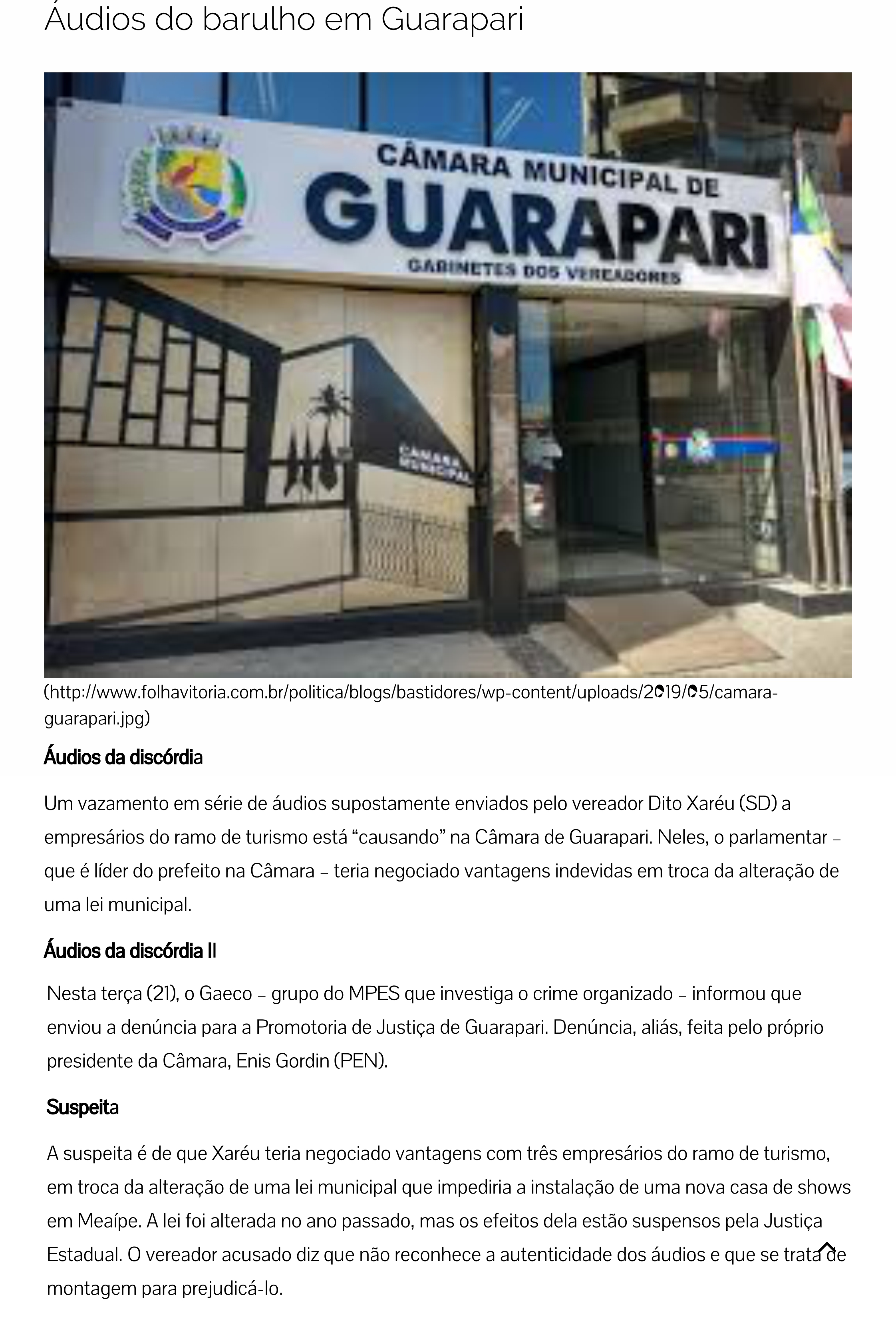 BLOG BASTIDORES: Vazamento em série de áudios supostamente enviados pelo vereador Dito Xaréu.