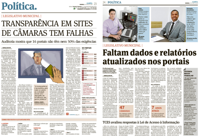 Câmara de Guarapari é avaliada como a 2° mais transparente do estado