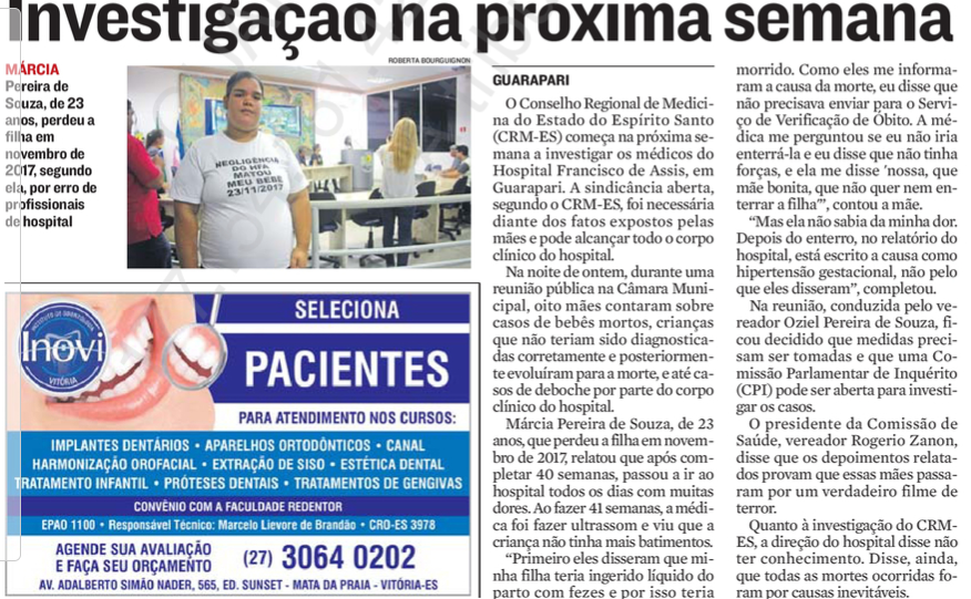 Investigação na próxima semana